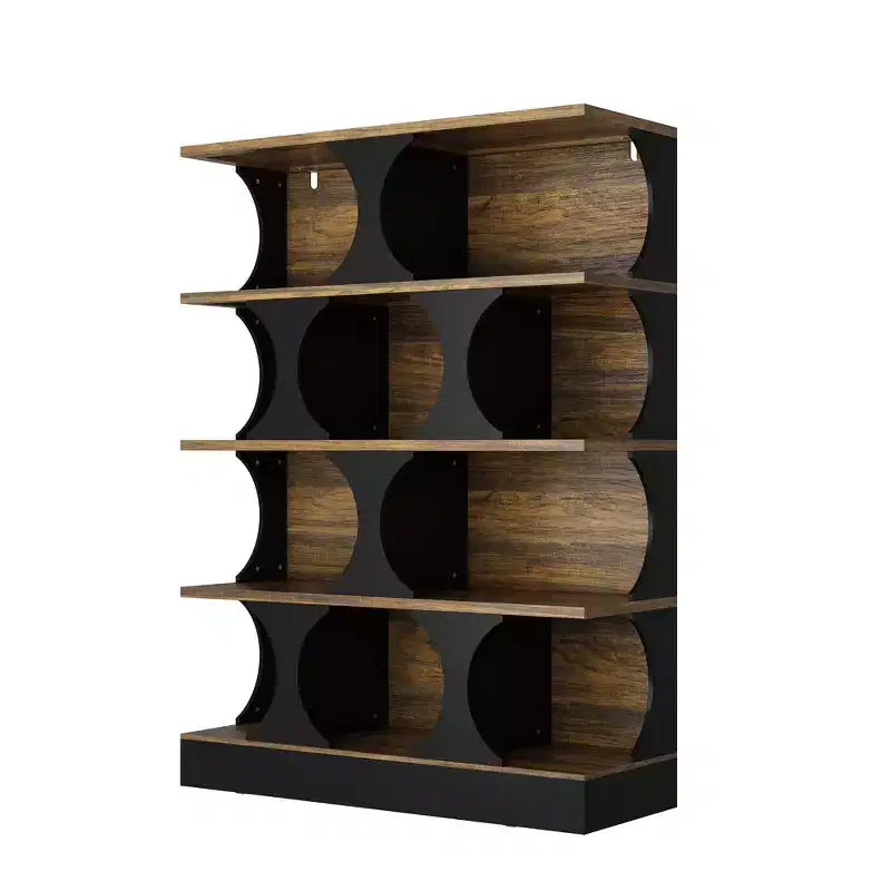 Famapy Étagère de Présentation Style Industriel Moderne avec Design Géométrique et Multiples Niveaux