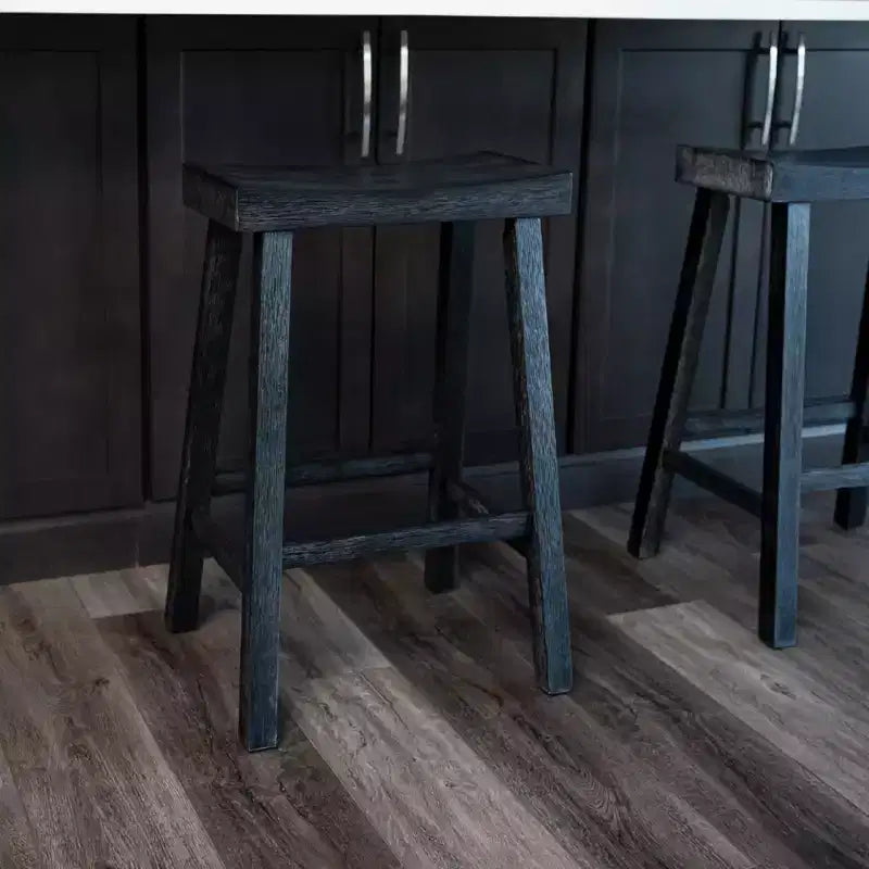 Tabouret de comptoir en bois sans dossier Maven Lane Vincent 27