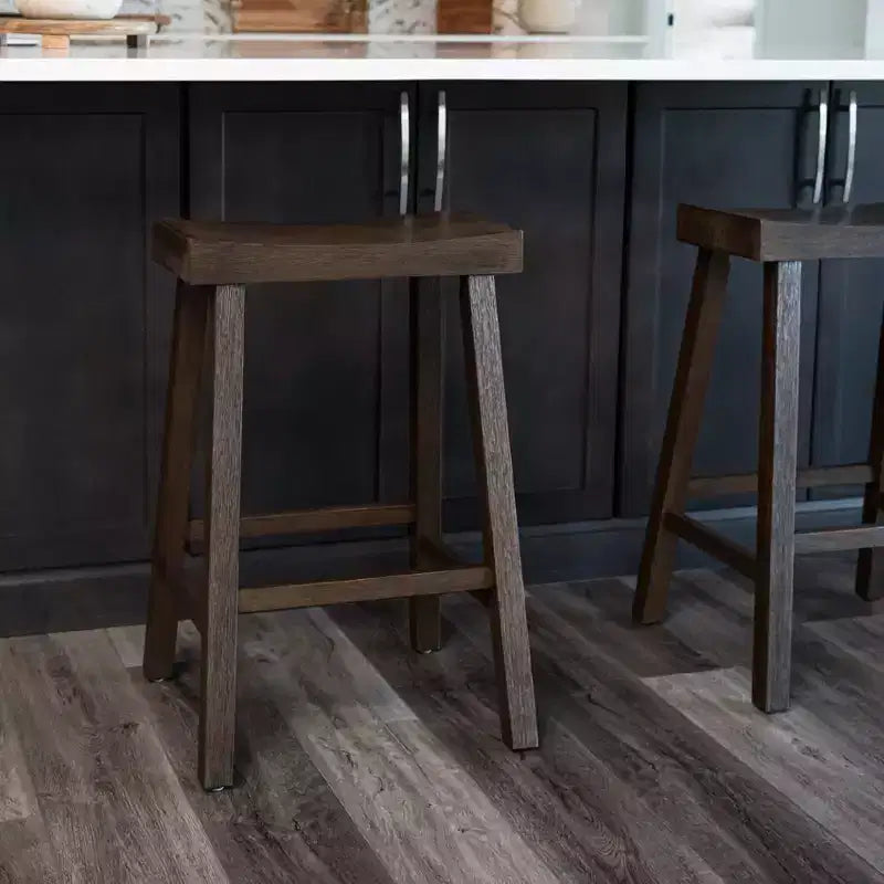 Tabouret de comptoir en bois sans dossier Maven Lane Vincent 27