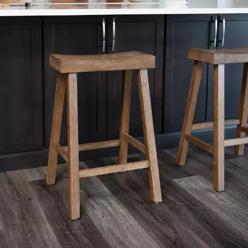 Tabouret de comptoir en bois sans dossier Maven Lane Vincent 27