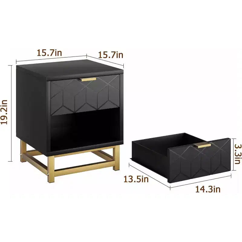 Commode 2/3/4/5/6/7 Tiroirs avec Pieds en Métal, Organiseur de Commode en Bois avec Rangement Large, Commode Moderne pour Chambre, Salon, Couloir