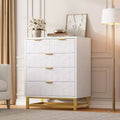 Commode 2/3/4/5/6/7 Tiroirs avec Pieds en Métal, Organiseur de Commode en Bois avec Rangement Large, Commode Moderne pour Chambre, Salon, Couloir