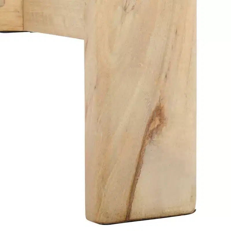 Table d'appoint en marbre Pisa - ACC3733A - Blanc/Naturel - Safavieh