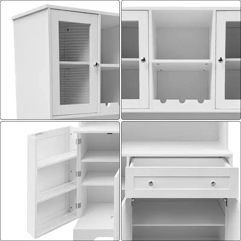 Porte d'armoire en panneau de fibres de bois - Durable, élégante, facile à installer, finition lisse, haute qualité