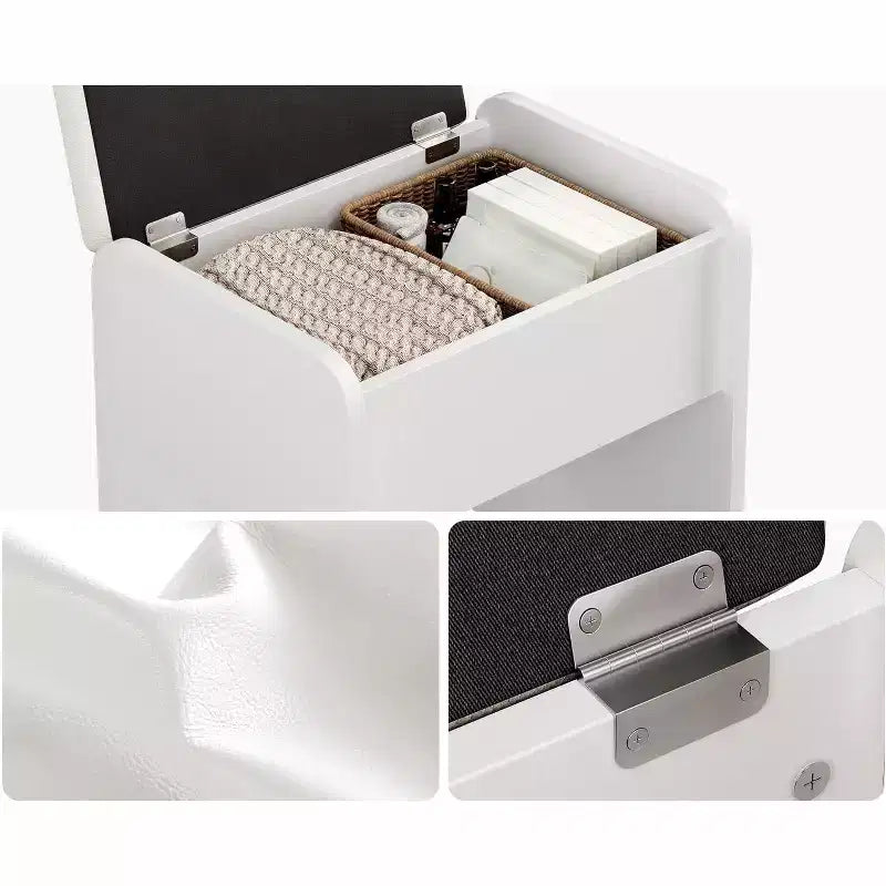 Coiffeuse avec miroir, table de maquillage avec 3 tiroirs et 11 étagères de rangement, grande coiffeuse, commode de maquillage