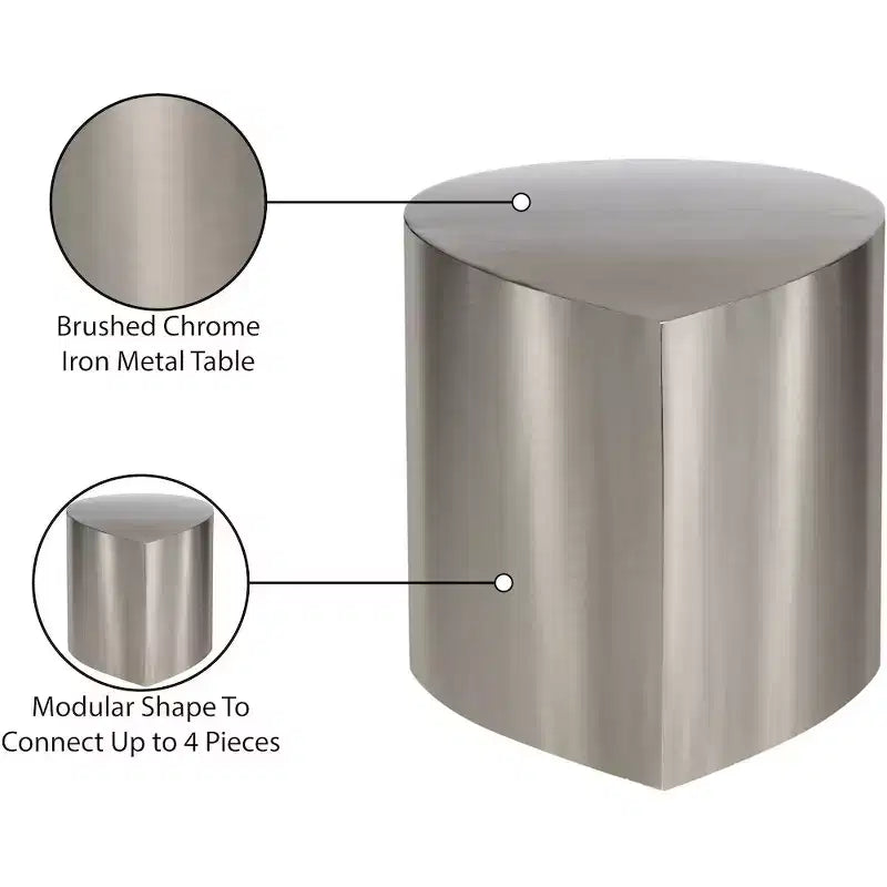 Table basse Petal Silver