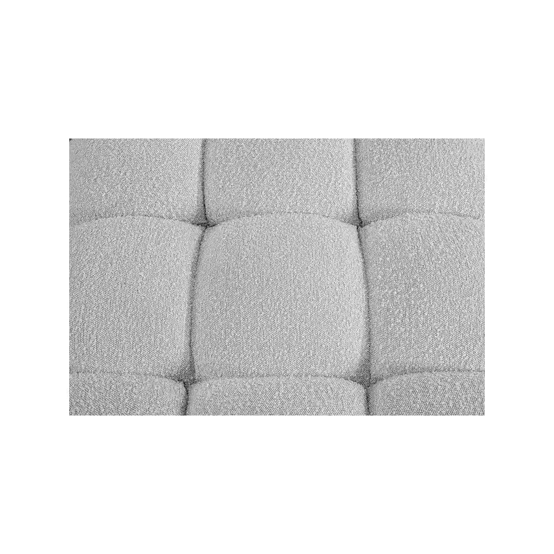 Canapé modulable Ames Grey en tissu bouclé