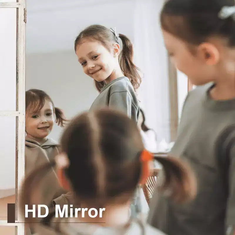 Miroir en pied Cadre en bois massif grille Angle droit Arc 71x31x1po Ouvrable Sans support