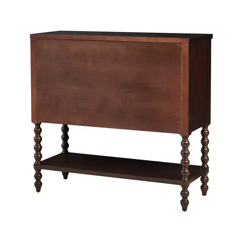 Commode d'appoint 2 tiroirs marron Maroc