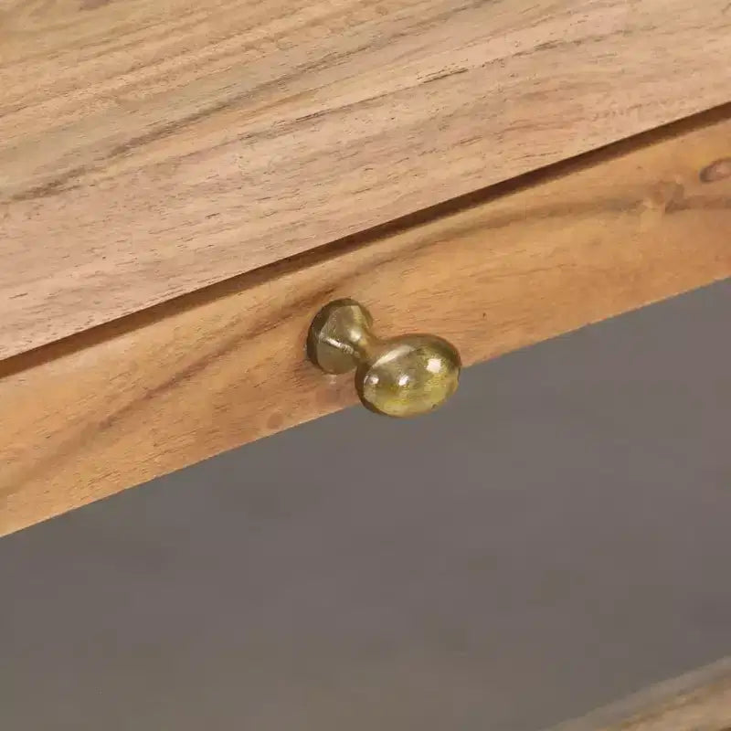 Table basse 89,9 x 60 x 40 cm en bois d'acacia massif