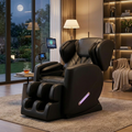 Fauteuil de massage relaxant, Fauteuil de massage corporel complet avec 5 modes automatiques, 8 rouleaux fixes, Repose-pieds rétractable, Fauteuil de massage zéro gravité